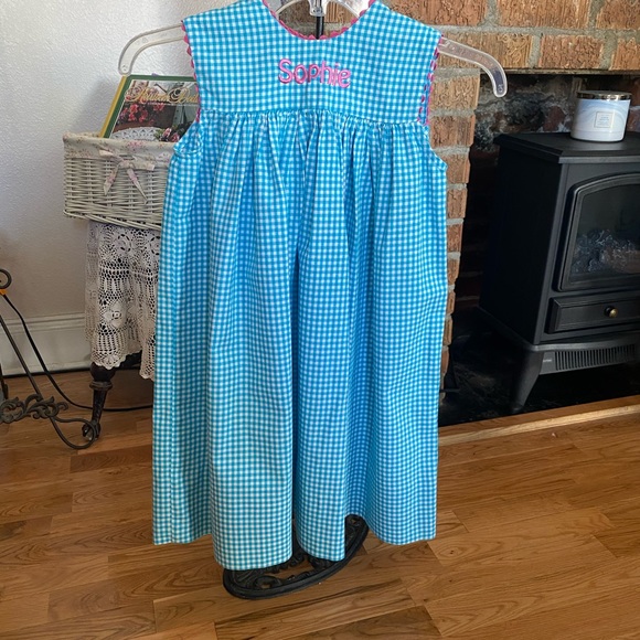 Banbury Cross Girls a monogrammed “Sophie” Dress size 6 - Picture 7 of 13